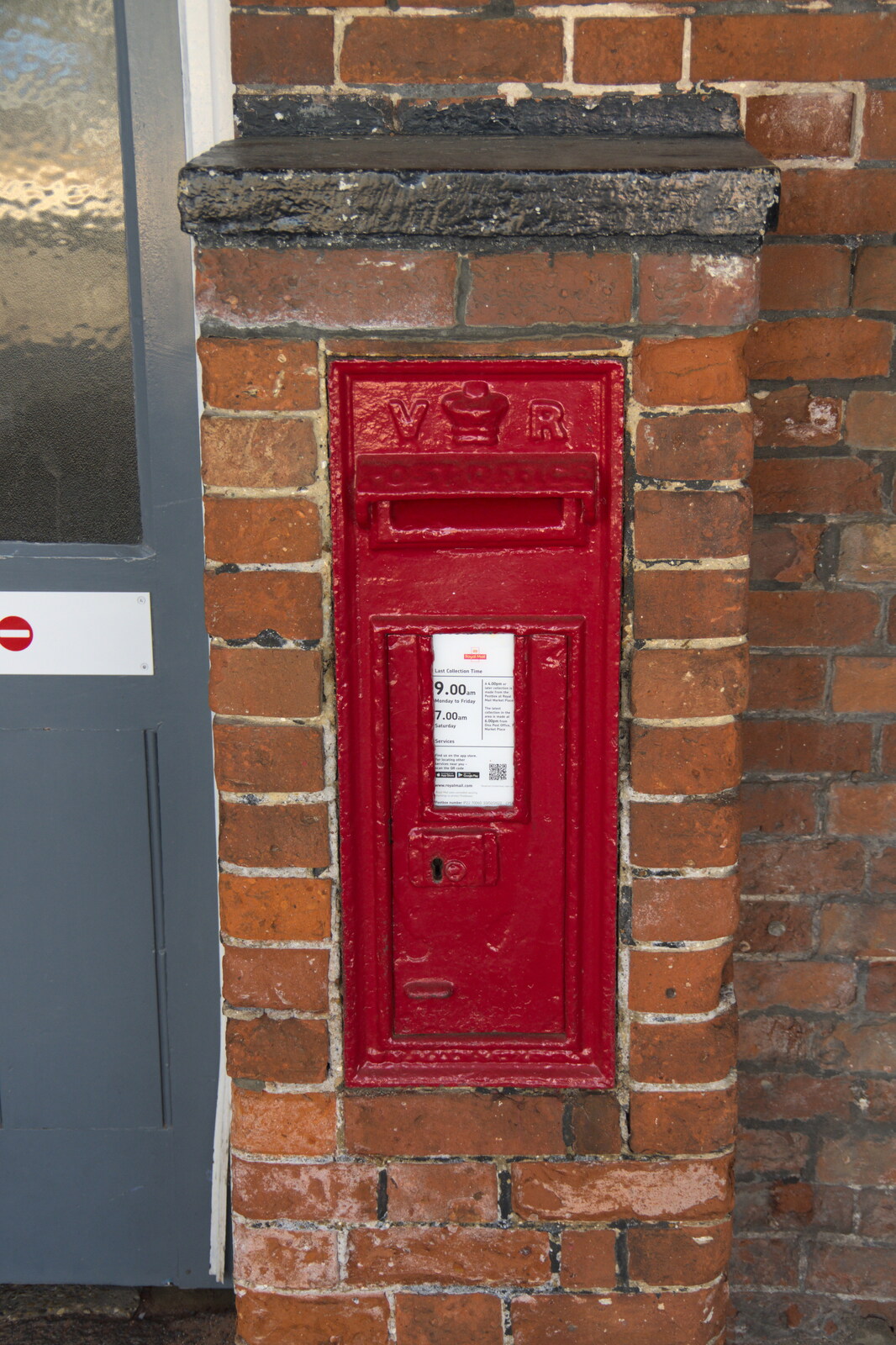 There's a Victoria post box at Diss Station  from The BSCC at Rushall, South Lopham and Redgrave - 25th May 2023