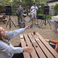 Soph the Roph and Fred do some sit-down dancing, Ricochet at the Queen's Head, Eye, Suffolk - 26th May 2023