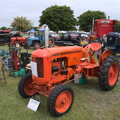 An old orange Case tractor, The Suffolk Youth Wind Orchestra at the Suffolk Show, Trinity Park - 1st June 2023