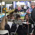 Fred on the flute, The Suffolk Youth Wind Orchestra at the Suffolk Show, Trinity Park - 1st June 2023