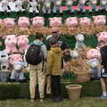 Harry tries to win a giant pink pig, The Suffolk Youth Wind Orchestra at the Suffolk Show, Trinity Park - 1st June 2023