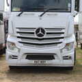 There's a Mercedes heavy with a cool number plate, The Suffolk Youth Wind Orchestra at the Suffolk Show, Trinity Park - 1st June 2023