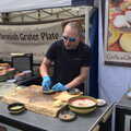 The Spanish grater dude grates up some ginger, The Suffolk Youth Wind Orchestra at the Suffolk Show, Trinity Park - 1st June 2023