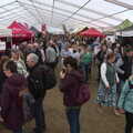 A tent full of food tents, The Suffolk Youth Wind Orchestra at the Suffolk Show, Trinity Park - 1st June 2023