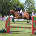 A bit of show jumping occurs, The Suffolk Youth Wind Orchestra at the Suffolk Show, Trinity Park - 1st June 2023