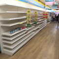 The empty shelves of Poundland, Oaksmere Classic Cars, Brome, Suffolk - 4th June 2023