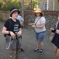 Fred, Grace and Soph do a bit of a dance, Forest Park Camping and a Walk to Cromer, Northrepps, Norfolk - 10th June 2023