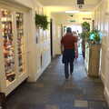 Andrew in the main corridor through the Red Lion, Forest Park Camping and a Walk to Cromer, Northrepps, Norfolk - 10th June 2023