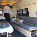 Inside the 1960s ambulance, Forest Park Camping and a Walk to Cromer, Northrepps, Norfolk - 10th June 2023