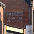 An old sign for Rose's Gowns and Millinery, Forest Park Camping and a Walk to Cromer, Northrepps, Norfolk - 10th June 2023