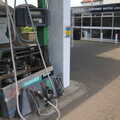 A very-wrecked petrol pump, Forest Park Camping and a Walk to Cromer, Northrepps, Norfolk - 10th June 2023