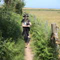Harry on the path back to the car park, Forest Park Camping and a Walk to Cromer, Northrepps, Norfolk - 10th June 2023