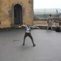 Harry does some funky moves on the castle roof, Orford Castle and Ipswich Injections, Suffolk  - 18th June 2023