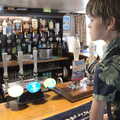 Harry orders lemonade in the King's Head, Orford Castle and Ipswich Injections, Suffolk  - 18th June 2023
