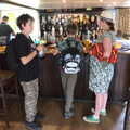 The gang at the bar of the King's Head, Orford, Orford Castle and Ipswich Injections, Suffolk  - 18th June 2023