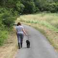 Isobel takes Peppa for a walk, The GSB and Ron's Retirement, and Dog Sitting in Braisworth, Suffolk - 1st July 2023