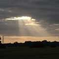 Some crepuscular 'God' rays, The GSB and Ron's Retirement, and Dog Sitting in Braisworth, Suffolk - 1st July 2023