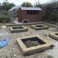 The four raised beds are done, and the shed is up, BSCC Rides and the Village Fete, Brome, Suffolk - 8th July 2023