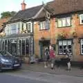 We hang around outside the Greyhound, BSCC Rides and the Village Fete, Brome, Suffolk - 8th July 2023