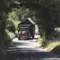 There's a house on a trailer at Heveningham, BSCC Rides and the Village Fete, Brome, Suffolk - 8th July 2023