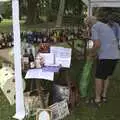 The raffle is set up, BSCC Rides and the Village Fete, Brome, Suffolk - 8th July 2023