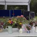 Flowers in the flower-arranging competition, BSCC Rides and the Village Fete, Brome, Suffolk - 8th July 2023