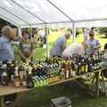 Fred's helping out on the bottle stall, BSCC Rides and the Village Fete, Brome, Suffolk - 8th July 2023