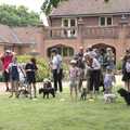 There's some sort of dog race about to kick off, BSCC Rides and the Village Fete, Brome, Suffolk - 8th July 2023