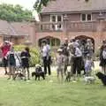 There's some sort of dog race about to kick off, BSCC Rides and the Village Fete, Brome, Suffolk - 8th July 2023