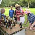 The bottle stall proves to be popular, BSCC Rides and the Village Fete, Brome, Suffolk - 8th July 2023