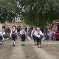 Morris dancing outside Brome Hall, BSCC Rides and the Village Fete, Brome, Suffolk - 8th July 2023