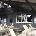 The tragic remains of Mrs T's fish and chip shop, The Destruction of Mrs T's Chipper, Blackshore, Southwold - 9th July 2023