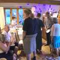 There's a crowd in the dining room, A Summer Party, and the GSB at North Cove, Suffolk - 16th July 2023