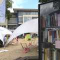 There's another book kiosk near the beach, The Suffolk Youth Wind Orchestra at Haan, North Rhine-Westphalia, Germany - 28th July 2023