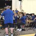 Fred in the flute section, The Suffolk Youth Wind Orchestra at Haan, North Rhine-Westphalia, Germany - 28th July 2023