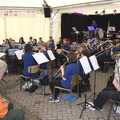 The Suffolk Youth Wind Orchestra in action, The Suffolk Youth Wind Orchestra at Haan, North Rhine-Westphalia, Germany - 28th July 2023