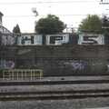 Old graffiti on a wall somewhere, A Walk To The Rheinturm, Düsseldorf, Germany - 29th July 2023
