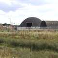 The salt dome at Suffolk Highways' Brome depot , National Grid Pylon Upgrades, Thrandeston, Suffolk - 30th July 2023
