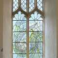 Simple stained glass in the church, Norwich Cinema and the GSB at Wickham Skeith, Suffolk - 5th August 2023
