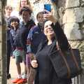 Haryanna takes a family selfie, The Irish Massive do Framlingham and Southwold, Suffolk - 9th August 2023