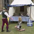 The trainee squire is knighted, The Irish Massive do Framlingham and Southwold, Suffolk - 9th August 2023