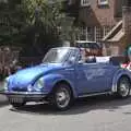 There's a lovely Beetle on High Street, The Irish Massive do Framlingham and Southwold, Suffolk - 9th August 2023