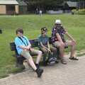 Fred, Harry and Noddy watch the Sea Lion show, Banham Zoo and the Howler Monkeys, Banham, Norfolk - 11th August 2023