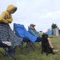 Harry, Andrew and Tilly Dog, The Old Buckenham Not Air Balloon Festival, Norfolk - 13th August 2023