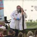 Some comedy science experiments occur, The Old Buckenham Not Air Balloon Festival, Norfolk - 13th August 2023