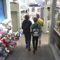We walk past the wool shop, Shoe Shopping in Norwich, Norfolk - 16th August 2023
