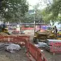 The previous Hay Hill has been demolished, Shoe Shopping in Norwich, Norfolk - 16th August 2023