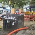 More building works on the Haymarket, Shoe Shopping in Norwich, Norfolk - 16th August 2023