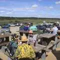 We hang out in the car park at Dunwich, A Cambridge Reunion on the Beach, Dunwich, Suffolk - 23rd August 2023