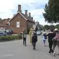 We walk to the Ship Inn at Dunwich, A Cambridge Reunion on the Beach, Dunwich, Suffolk - 23rd August 2023